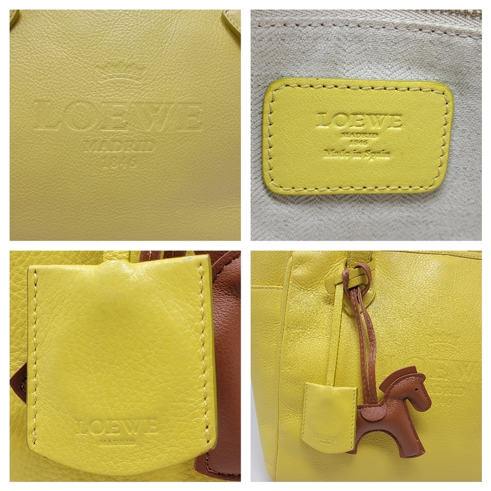 LOEWE Heritage Leather Tote Bag - Picture 6 of 12